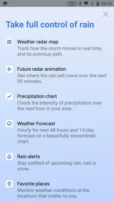 RainViewer android App screenshot 1