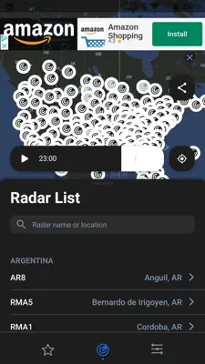 RainViewer android App screenshot 2